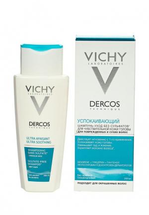 Шампунь Vichy DERCOS, Успокаивающий, для сухих волос, 200 мл. Цвет: прозрачный