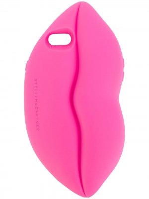 Чехол для iPhone в виде губ Stella McCartney. Цвет: розовый
