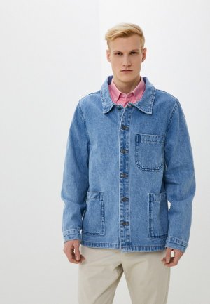 Куртка джинсовая Bochetti. Цвет: голубой