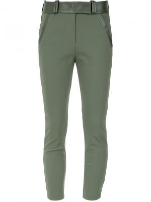 Belted leggings Gloria Coelho. Цвет: зелёный