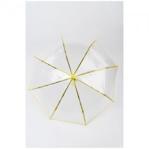 Зонт прозрачный KW041-000032 Желтый Kawaii Factory