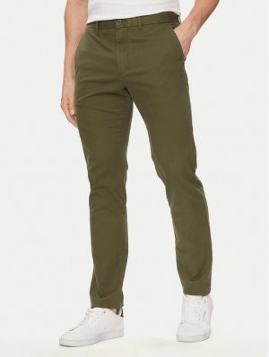Узкие брюки чиносы , зеленый Tommy Hilfiger