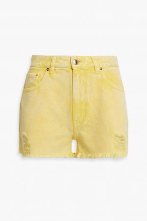 Джинсовые шорты Suzi с потертостями RETROFÊTE, желтый Retrofête