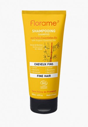 Шампунь Florame для мягких и тонких волос (200 мл). Цвет: прозрачный