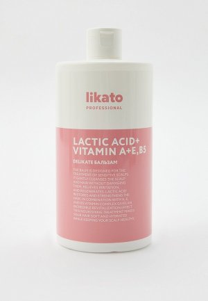 Бальзам для волос Likato Professional DELIKATE Soft Balm, питательный, чувствительной кожи головы, 750 мл. Цвет: прозрачный