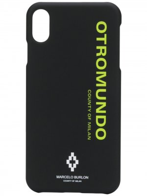 Чехол Otromundo для iPhone XS Max Marcelo Burlon County of Milan. Цвет: черный