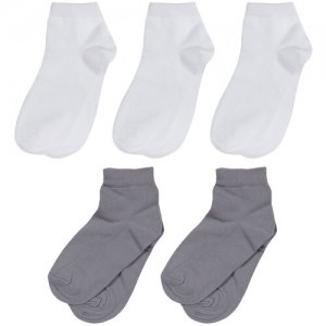 Комплект из 5 пар детских носков микс 4, размер 18-20 ХОХ. Цвет: мультиколор