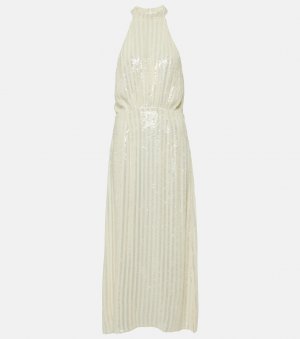 Свадебное платье макси vivienne с пайетками , белый Rixo