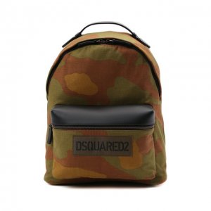 Текстильный рюкзак Dsquared2. Цвет: хаки