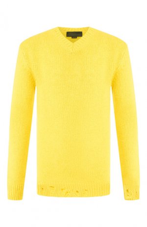 Шерстяной свитер Stella McCartney. Цвет: желтый