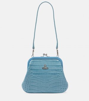Украшенная кожаная сумка-тоут , синий Vivienne Westwood