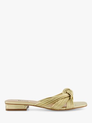 Кожаные сандалии Leyla с ремешком, золотой Dune