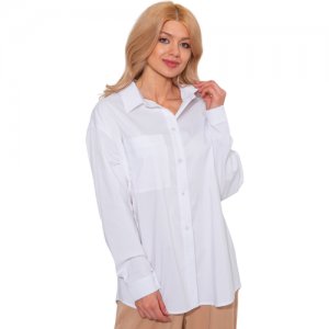 Рубашка , размер 56-58, белый ONateJ. Цвет: белый