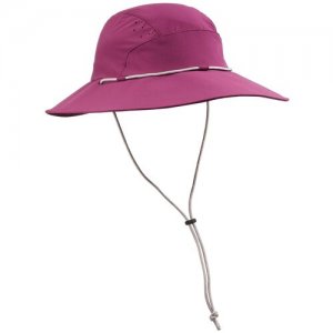 Шляпа с защитой от УФ-лучей для треккинга в горах женская TREK 500, размер: 56-58, цвет: Лиловый/Угольный Серый FORCLAZ Х Decathlon. Цвет: фиолетовый/серый