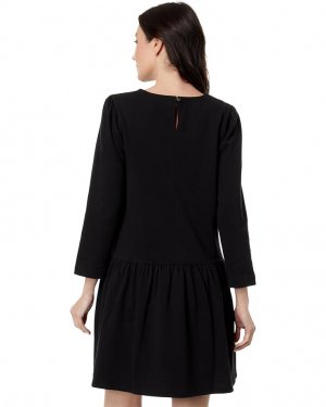Платье Wide Sleeve Peplum Dress, черный Lilla P