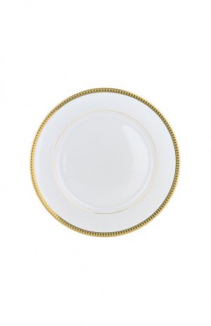 Обеденная тарелка Malmaison Or Christofle. Цвет: белый