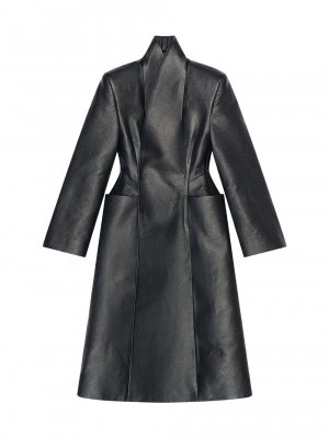 Расклешенное пальто в виде песочных часов , черный Balenciaga