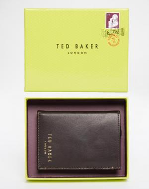 Кожаный бумажник Zacks-Коричневый Ted Baker