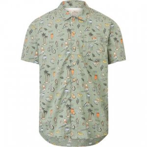 Рубашка с коротким рукавом Mataikona мужская , цвет Print Picture Organic
