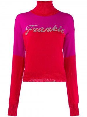 Джемпер с декорированным логотипом Frankie Morello. Цвет: красный