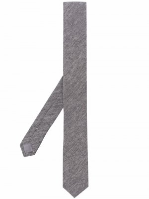 Трикотажный галстук Eleventy. Цвет: серый