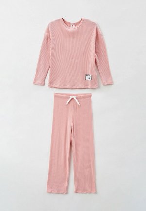 Пижама Button Blue. Цвет: розовый