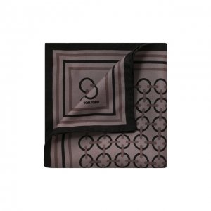 Шелковый платок Tom Ford. Цвет: коричневый