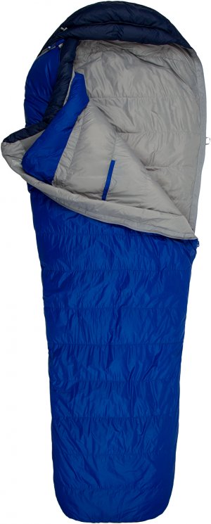 Спальный мешок Sawtooth -13 Long левосторонний, Синий, размер 224 Marmot. Цвет: синий
