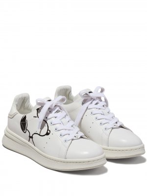 Кроссовки Tennis Shoe из коллаборации с Peanuts Marc Jacobs. Цвет: белый