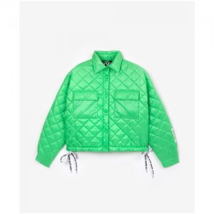 Куртка , размер L, зеленый Gulliver. Цвет: зеленый