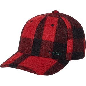 Шерстяная кепка лесоруба , цвет red/black heritage Filson