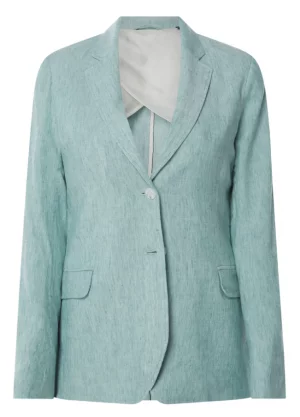 Женский пиджак, зеленый Gant. Цвет: зеленый