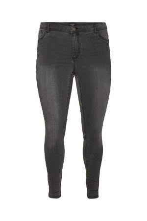 Узкие джинсы больших размеров, серый Vero moda curve