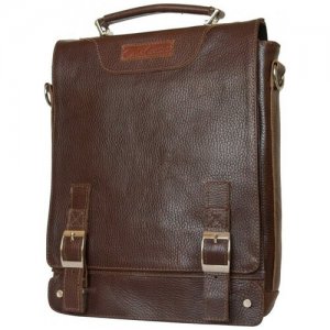 Кожаный портфель, темно-терракотовый 2013-94 Carlo Gattini. Цвет: коричневый