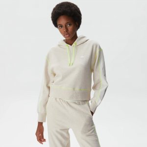 Толстовки Женская толстовка Lacoste. Цвет: молочный