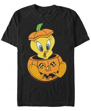 Мужская футболка с коротким рукавом Looney Tunes Tweet Pumpkin , черный Fifth Sun