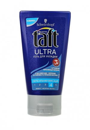 Гель для укладки Taft Ultra, эффект мокрых волос, сверхсильная фиксация, 150 мл
