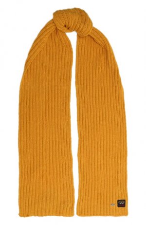 Шерстяной шарф Paul&Shark. Цвет: жёлтый