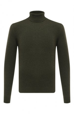 Кашемировый свитер Luigi Borrelli. Цвет: зелёный