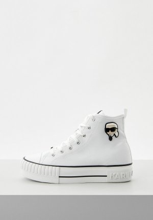 Кроссовки Karl Lagerfeld. Цвет: белый