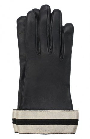Кожаные перчатки Giorgio Armani. Цвет: синий