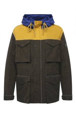 Хлопковая куртка 1 Moncler JW Anderson Genius. Цвет: хаки