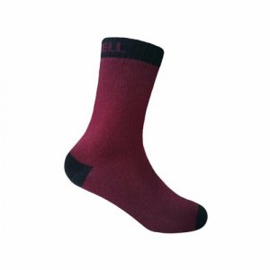 Носки детские, размер 16-18, бордовый DexShell. Цвет: бордовый