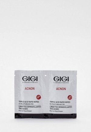 Салфетки для пилинга Gigi 2 шт. ACNON Triple acid rapid wipes / Салфетка-пилинг трехкислотная шт. Цвет: белый