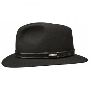 Шляпа , размер 61, черный STETSON. Цвет: черный