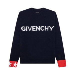 Свитер Logo Intarsia 'Navy/Red', синий Givenchy