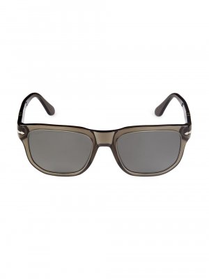 Поляризованные солнцезащитные очки в форме подушки 55 мм, серый Oliver Peoples