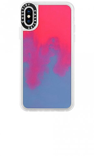 Чехол для телефона neon sand Casetify. Цвет: розовый