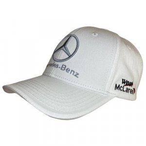 Бейсболка бини Мерседес Кепка Mersedes, размер 55-58, белый Mercedes-Benz. Цвет: белый