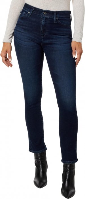 Джинсы Mari High-Waist Slim Straight Leg Jeans in Vp Soho , цвет AG